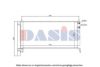AKS DASIS 212079N Condenser, air conditioning
